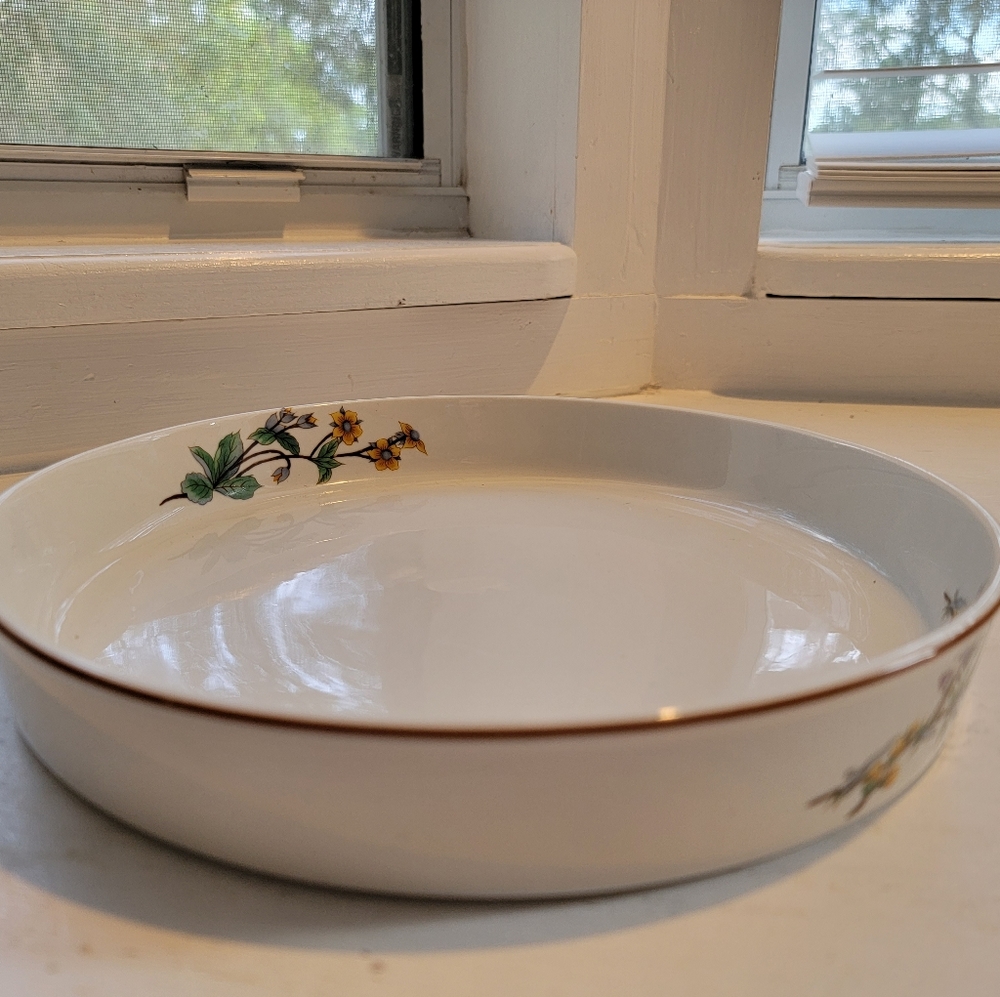Woodhill Floral Quiche/Tart Dish